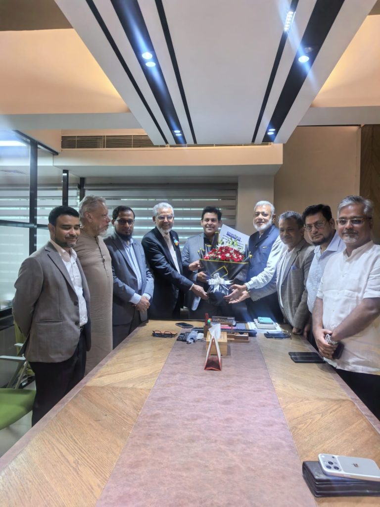 এমপি মুস্তাফিজুর রহমান ভূঁইয়া দিপুর সঙ্গে রিহ্যাব নেতৃবৃন্দের সৌজন্য সাক্ষাৎ