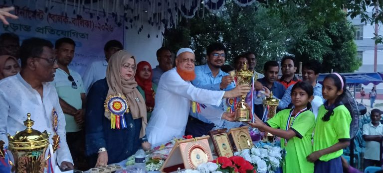 নাগরপুরে সরকারি প্রাথমিক বিদ্যালয়ের চুড়ান্ত গোল্ডকাপ ফুটবল অনুষ্ঠিত 