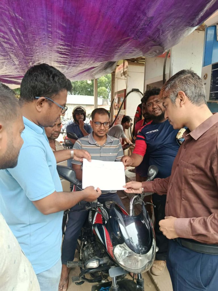 নাগরপুরে ফুয়েল কার্ডের কার্যক্রম শুরু: কার্ড ছাড়া মিলবে না জ্বালানি তেল