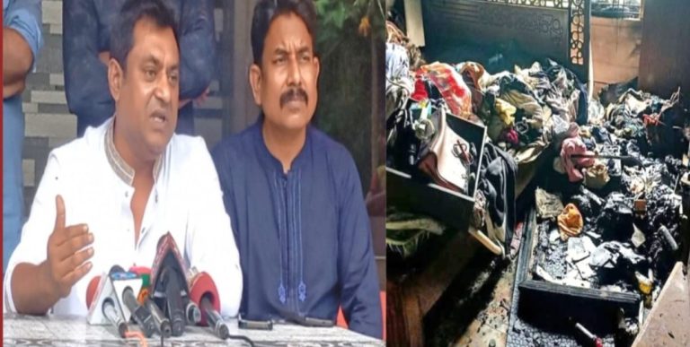 ভূরুঙ্গামারীতে প্রবাসী চিকিৎসকের বাড়িতে লুটপাটের পর অগ্নিসংযোগ, ক্ষতি অর্ধকোটি টাকার অভিযোগ