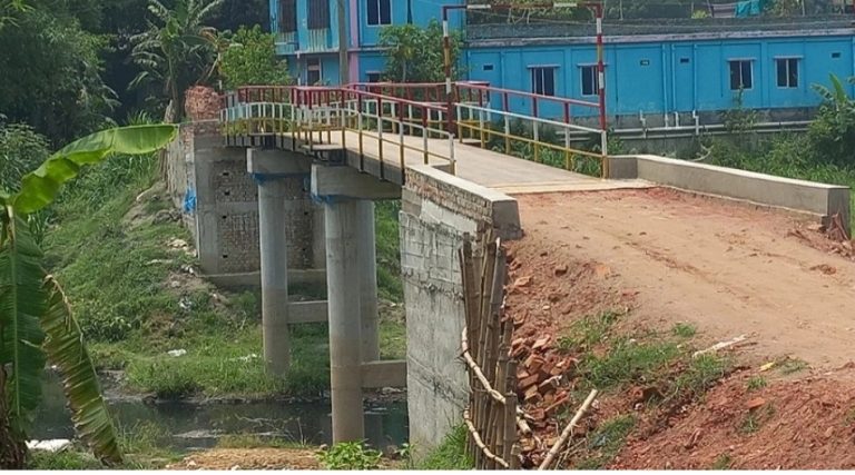 সরকারি বরাদ্দের অপেক্ষা নয়, গ্রামবাসীর ৩৫ লাখ টাকায় নির্মিত হলো ৮০ ফুটের সেতু