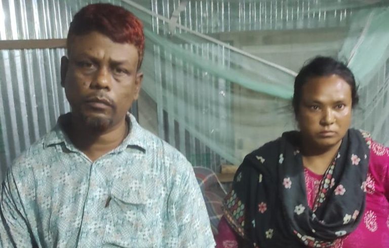 কুড়িগ্রামের ভূরুঙ্গামারীতে অভিনব কৌশলে মাদক বিক্রি, স্বামী-স্ত্রী গ্রেফতার