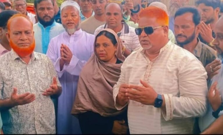 নাসিরনগরে ৫০০ মিটার সড়ক পুনঃনির্মাণ কাজের উদ্বোধন