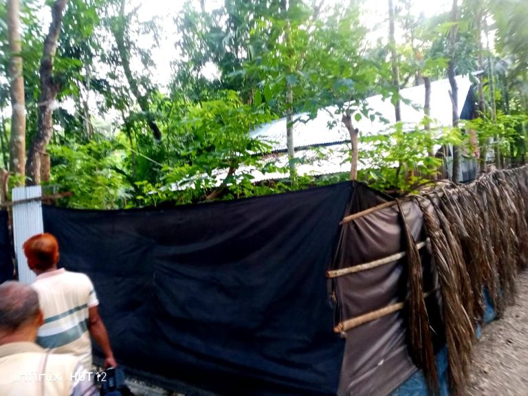 কাঁঠালিয়ায় আদালতে মামলা নিস্পতির আগেই পাঁকা স্থাপনা নির্মানের চেষ্টা