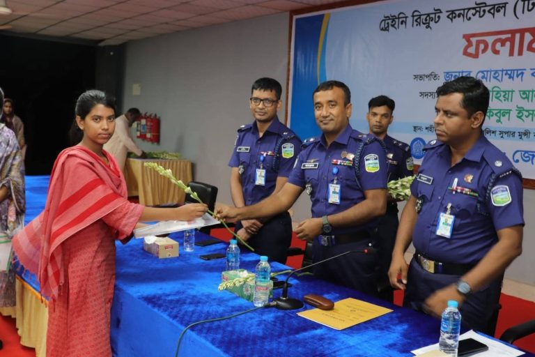 ময়মনসিংহে স্বচ্ছ নিয়োগে ট্রেইনি রিক্রুট কনস্টেবল পদে ৯৬ জন চূড়ান্তভাবে মনোনীত